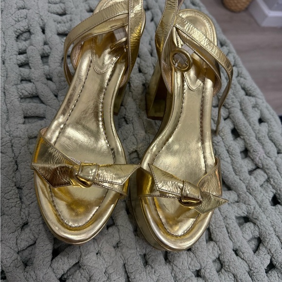 Alexandre Birman Gold Platform - Picture 3 of 4